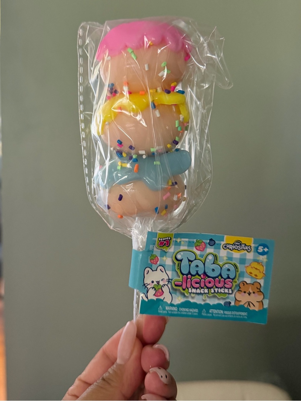 NEW RELEASE Taba-Licious Snack Frosted Sprinkles Donuts Sticks Viral Squishy Toy